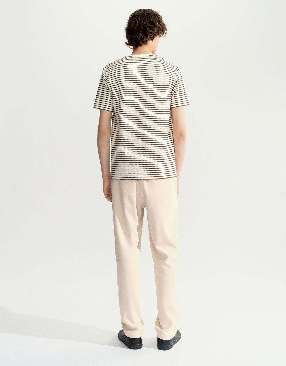 Striped Crew Neck T-Shirt sold by Urban Revivo product image thumbnail 4