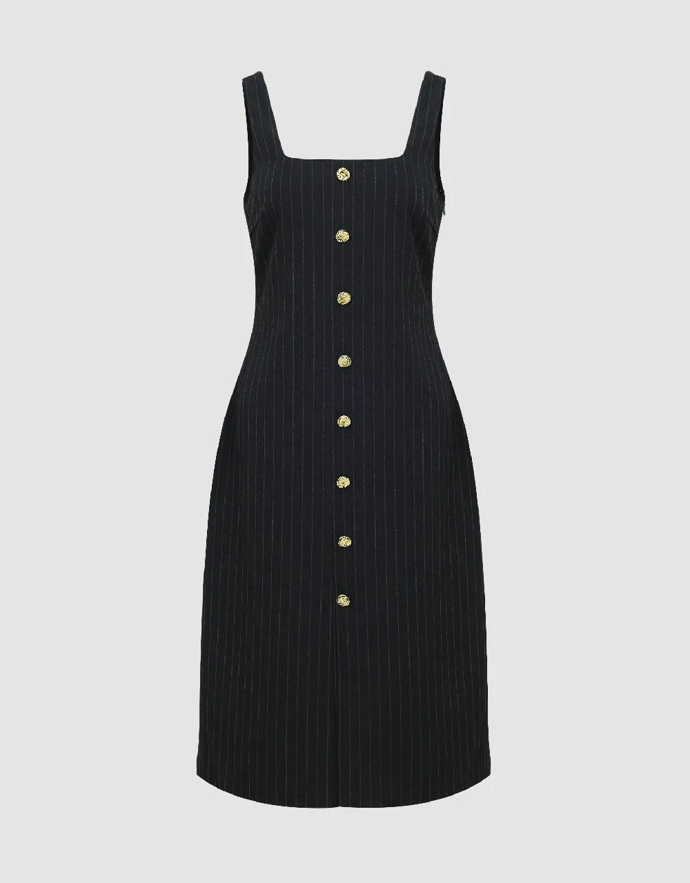 Sleeveless Square-Cut Collar Straight Dress sold by Urban Revivo product image thumbnail 2