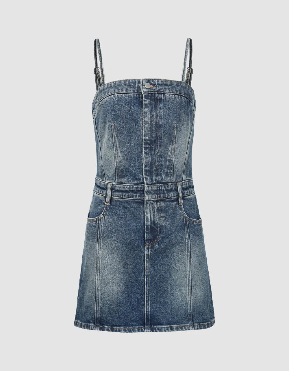 Cami Denim Dress sold by Urban Revivo product image thumbnail 2