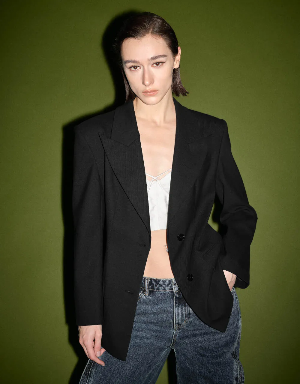 Tailored Skater Blazer sold by Urban Revivo