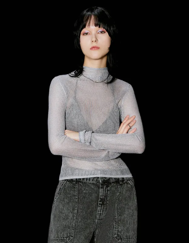 Turtle Neck Knitted T-Shirt sold by Urban Revivo