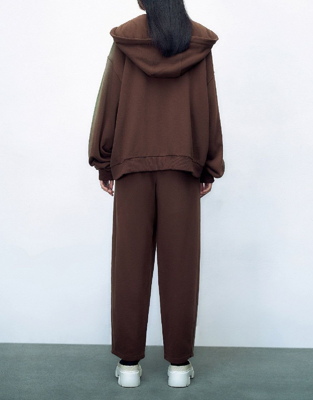 Zipper Front Hooded Jacket sold by Urban Revivo product image thumbnail 4