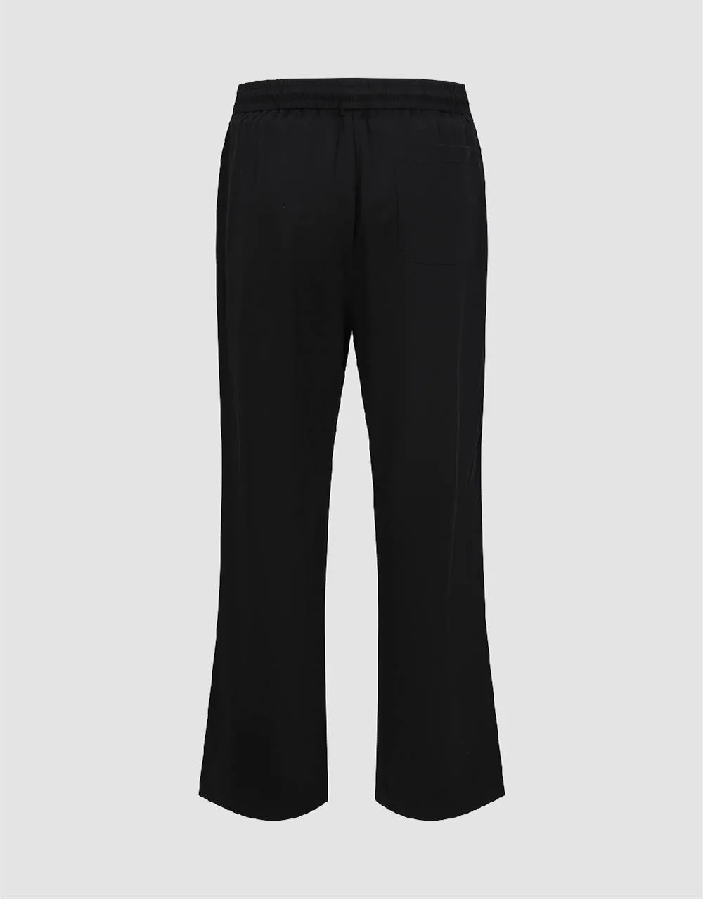 Drawstring Waist Knitted Wide-Leg Pants sold by Urban Revivo product image thumbnail 3