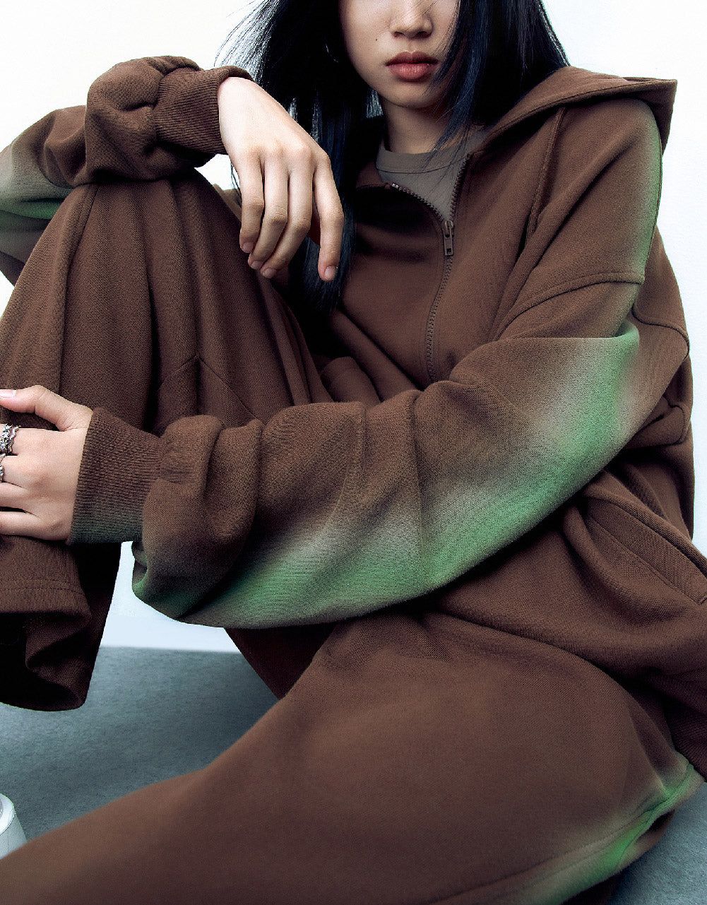 Zipper Front Hooded Jacket sold by Urban Revivo product image thumbnail 5