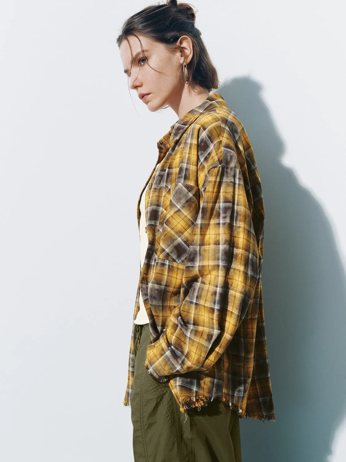 Printed Button Up Loose Shirt sold by Urban Revivo product image thumbnail 3