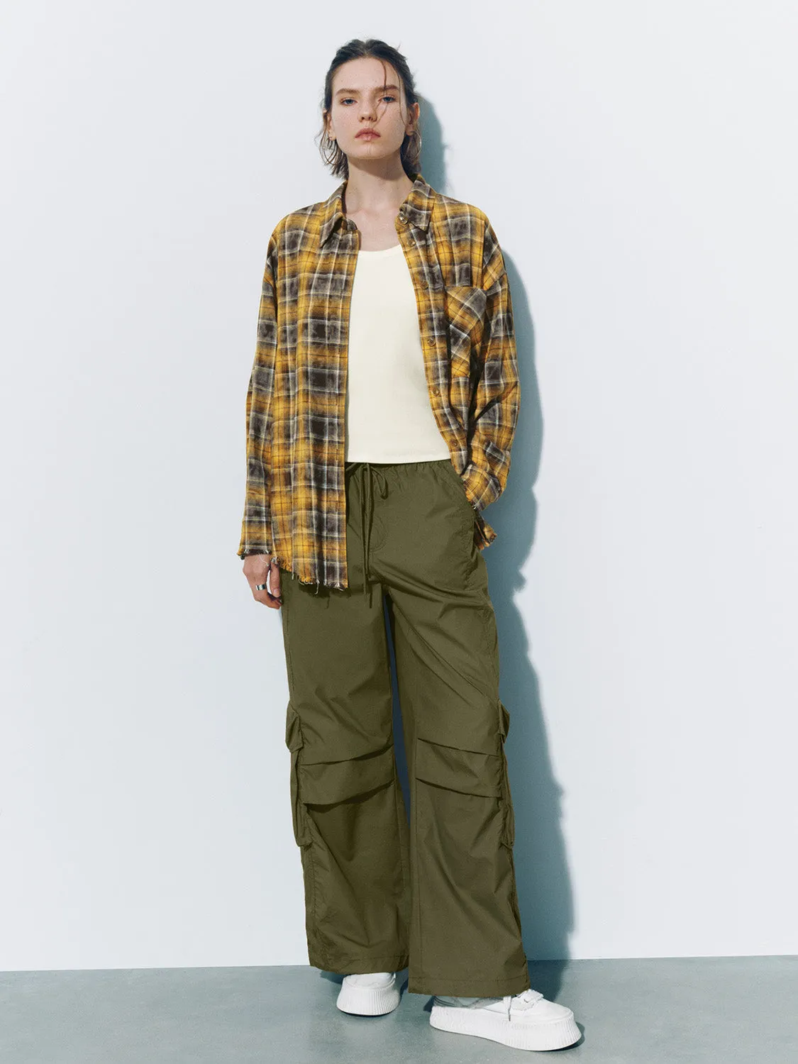 Printed Button Up Loose Shirt sold by Urban Revivo product image thumbnail 5