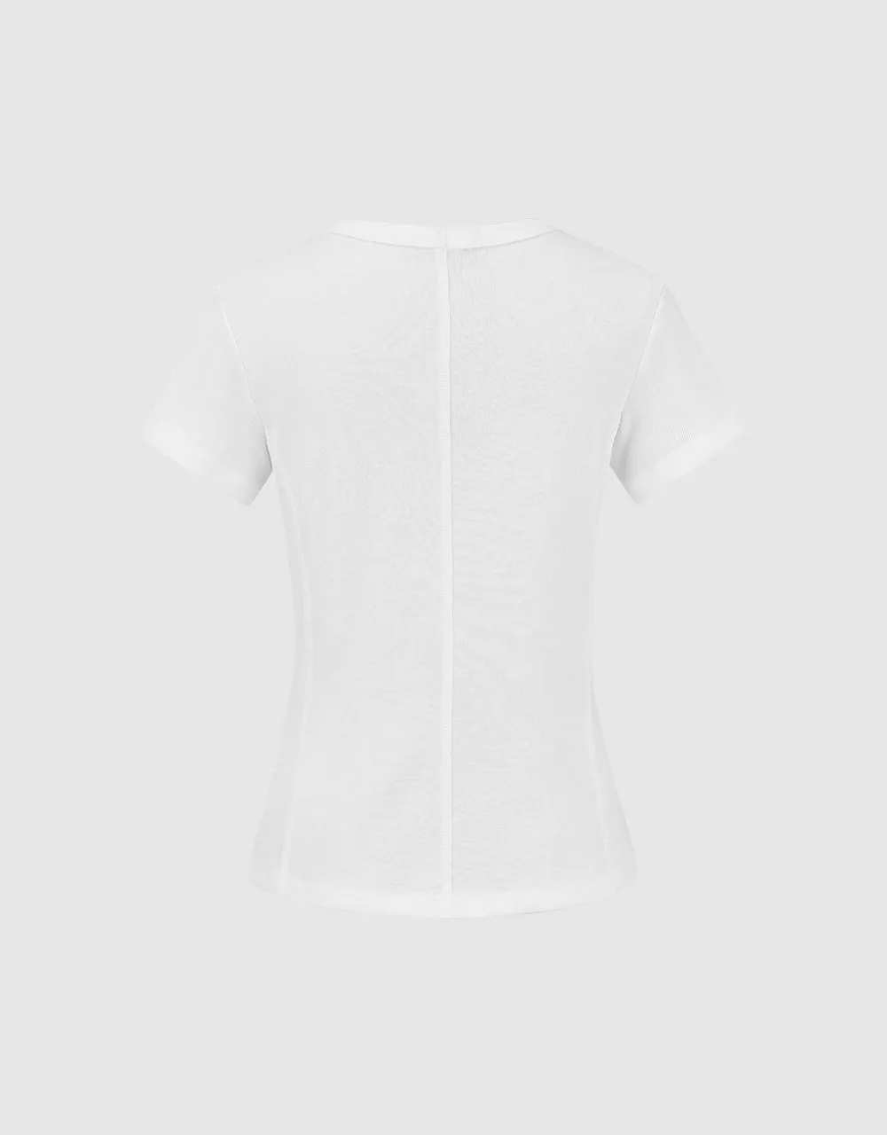 Crew Neck Skinny T-Shirt sold by Urban Revivo product image thumbnail 5