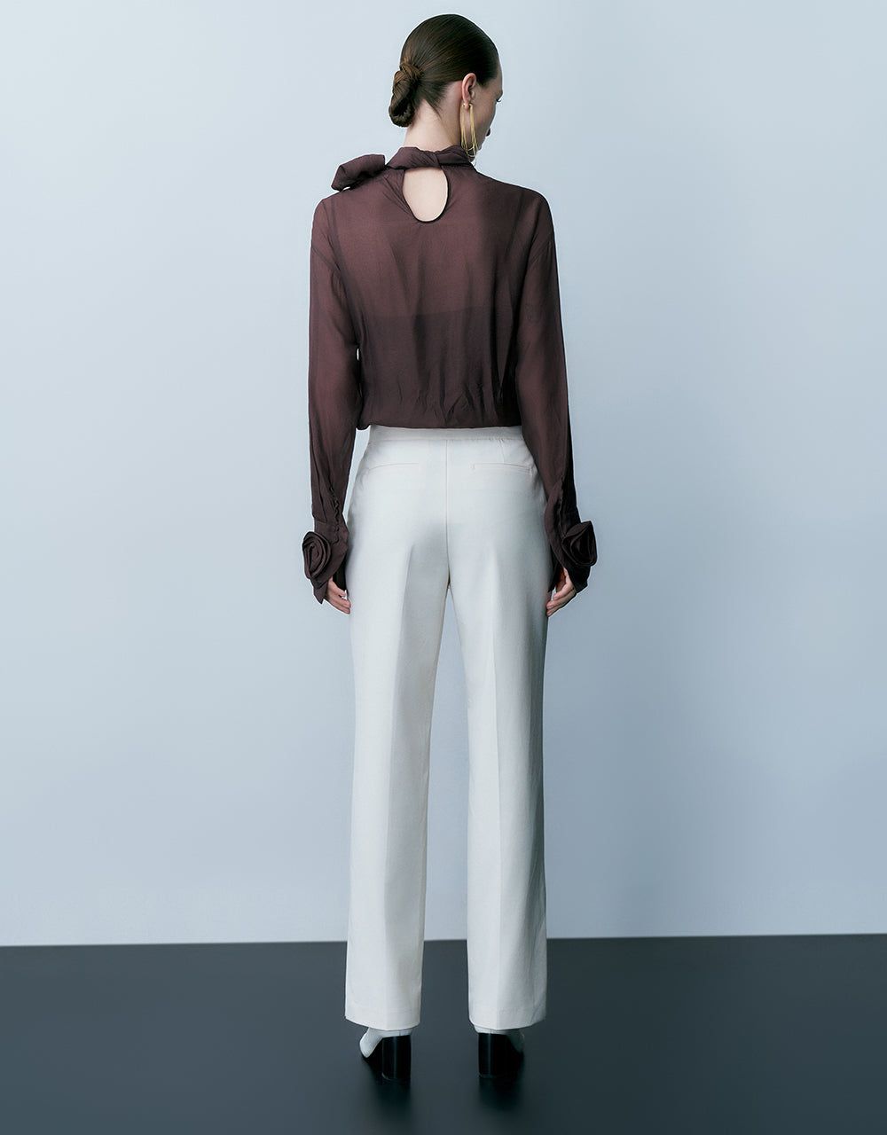 Stand Collar Overhead Shirt sold by Urban Revivo product image thumbnail 4