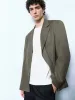 Notch Lapel Straight Blazer sold by Urban Revivo