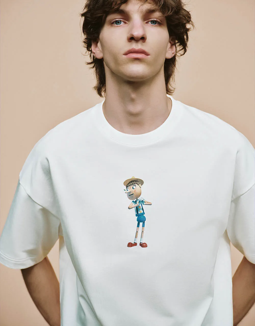 Printed Crew Neck Straight T-Shirt sold by Urban Revivo product image thumbnail 4