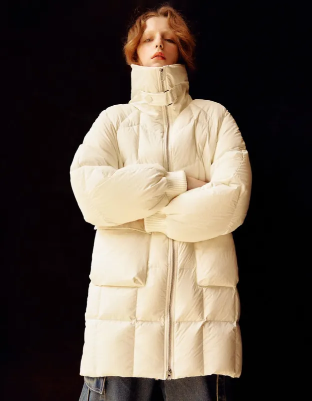 Zipper Front Down Jacket sold by Urban Revivo