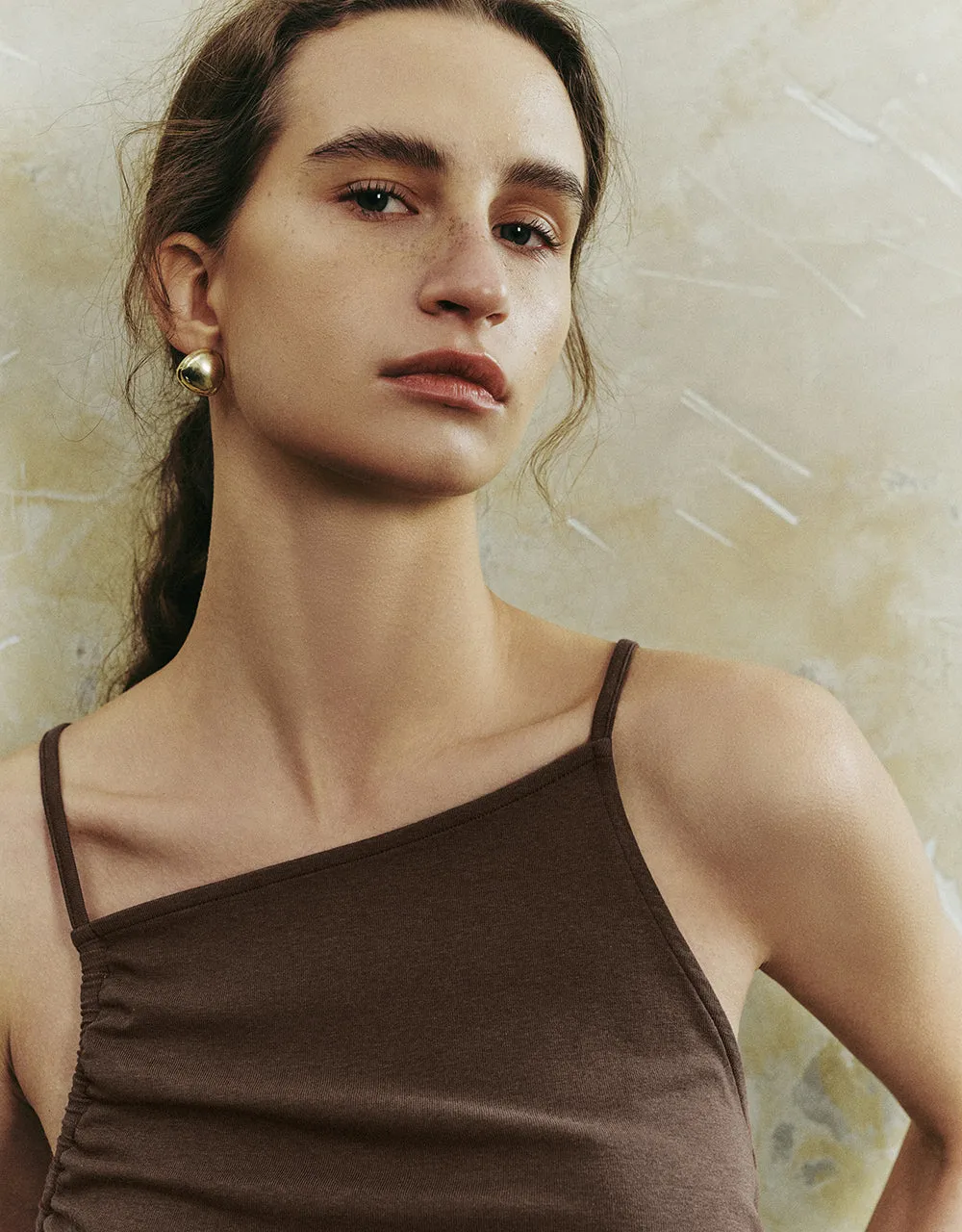Ruched Off-Shoulder Cami Top sold by Urban Revivo product image thumbnail 4