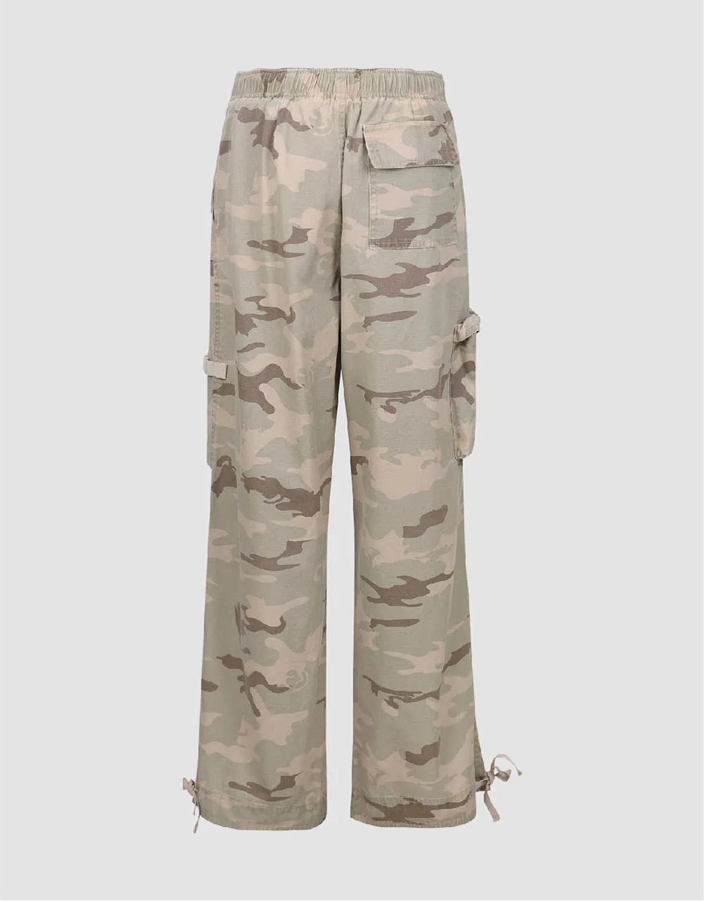 Camouflage Wide-Leg Pants sold by Urban Revivo product image thumbnail 3