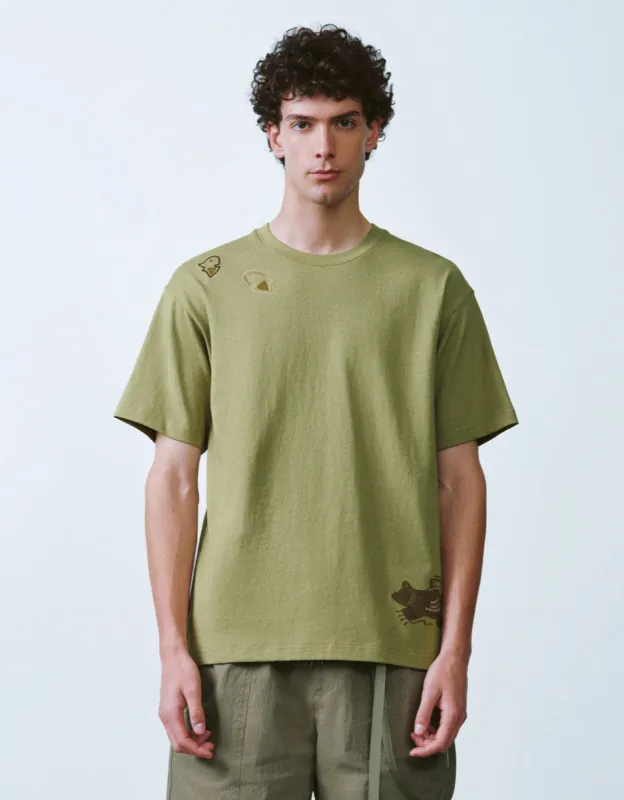 Crew Neck Knitted T-Shirt sold by Urban Revivo