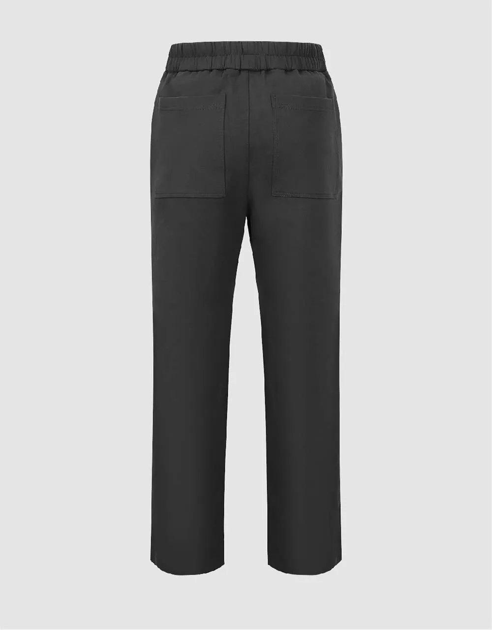 Elastic Waist Knitted Straight Pants sold by Urban Revivo product image thumbnail 3