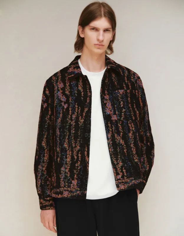 Straight Printed Jacket sold by Urban Revivo