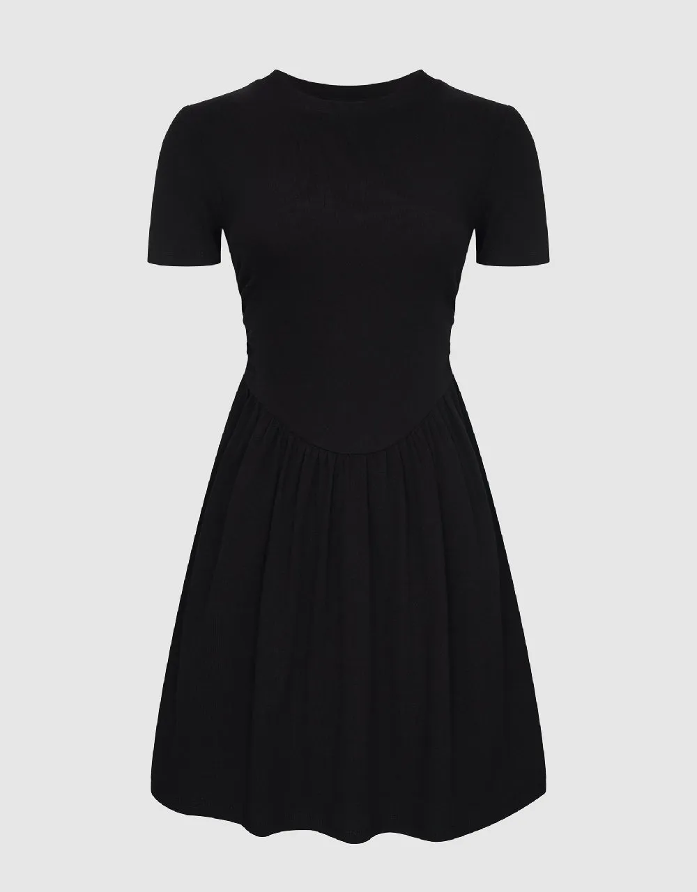 Crew Neck Skater Dress sold by Urban Revivo product image thumbnail 2