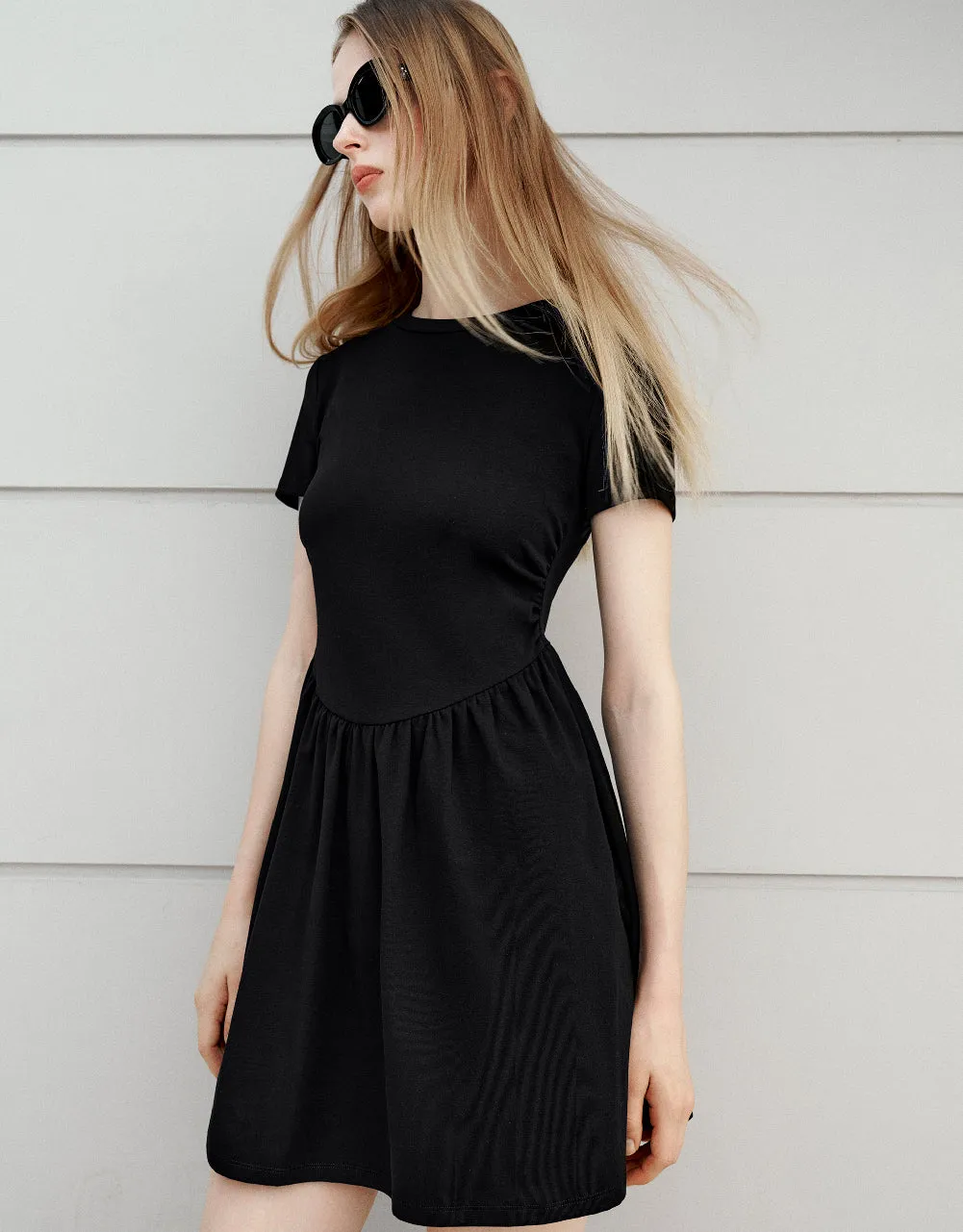 Crew Neck Skater Dress sold by Urban Revivo product image thumbnail 3