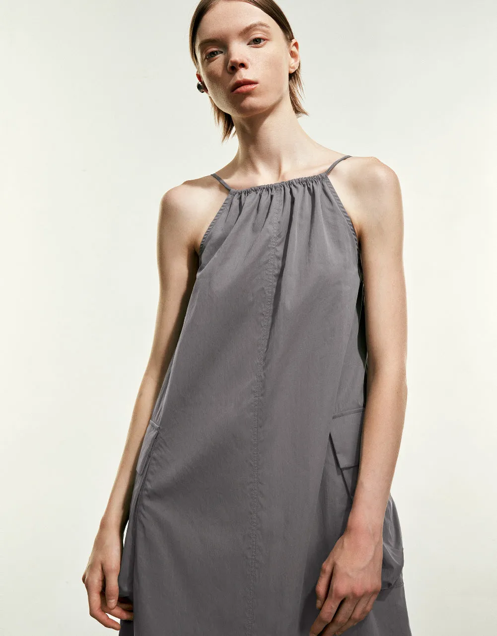 Sleeveless Off-Shoulder Straight Dress sold by Urban Revivo product image thumbnail 5