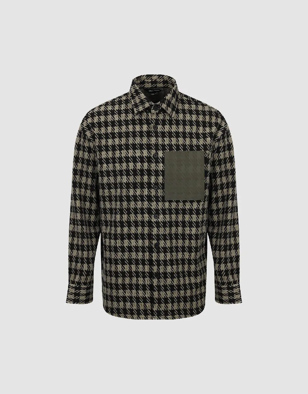 Houndstooth Button Up Loose Shirt sold by Urban Revivo product image thumbnail 5