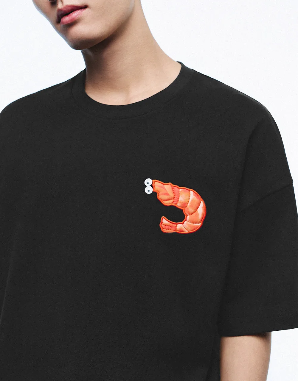 Printed Crew Neck Loose T-Shirt sold by Urban Revivo product image thumbnail 4