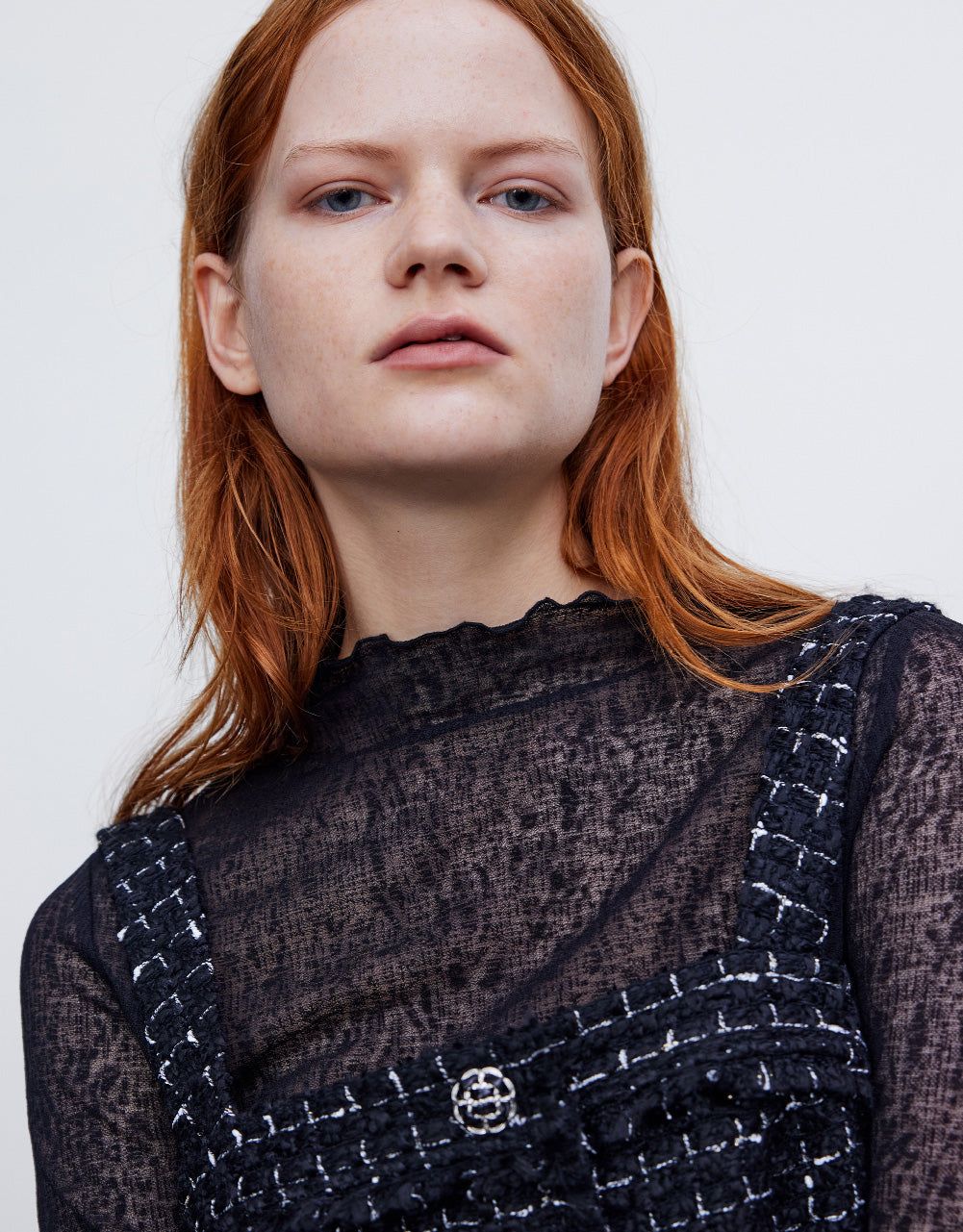 Tweed Sleeveless Straight Dress sold by Urban Revivo product image thumbnail 5