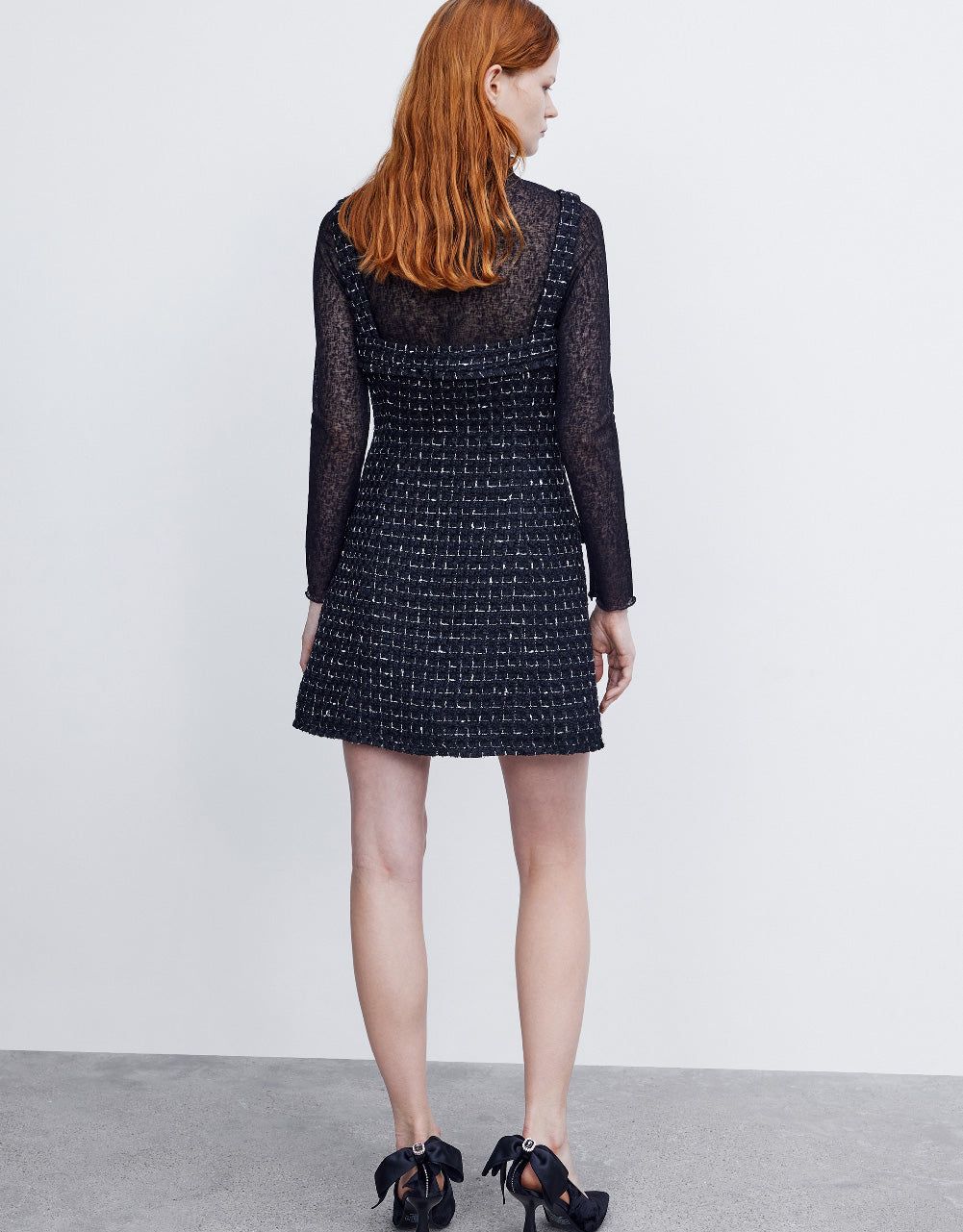 Tweed Sleeveless Straight Dress sold by Urban Revivo product image thumbnail 4