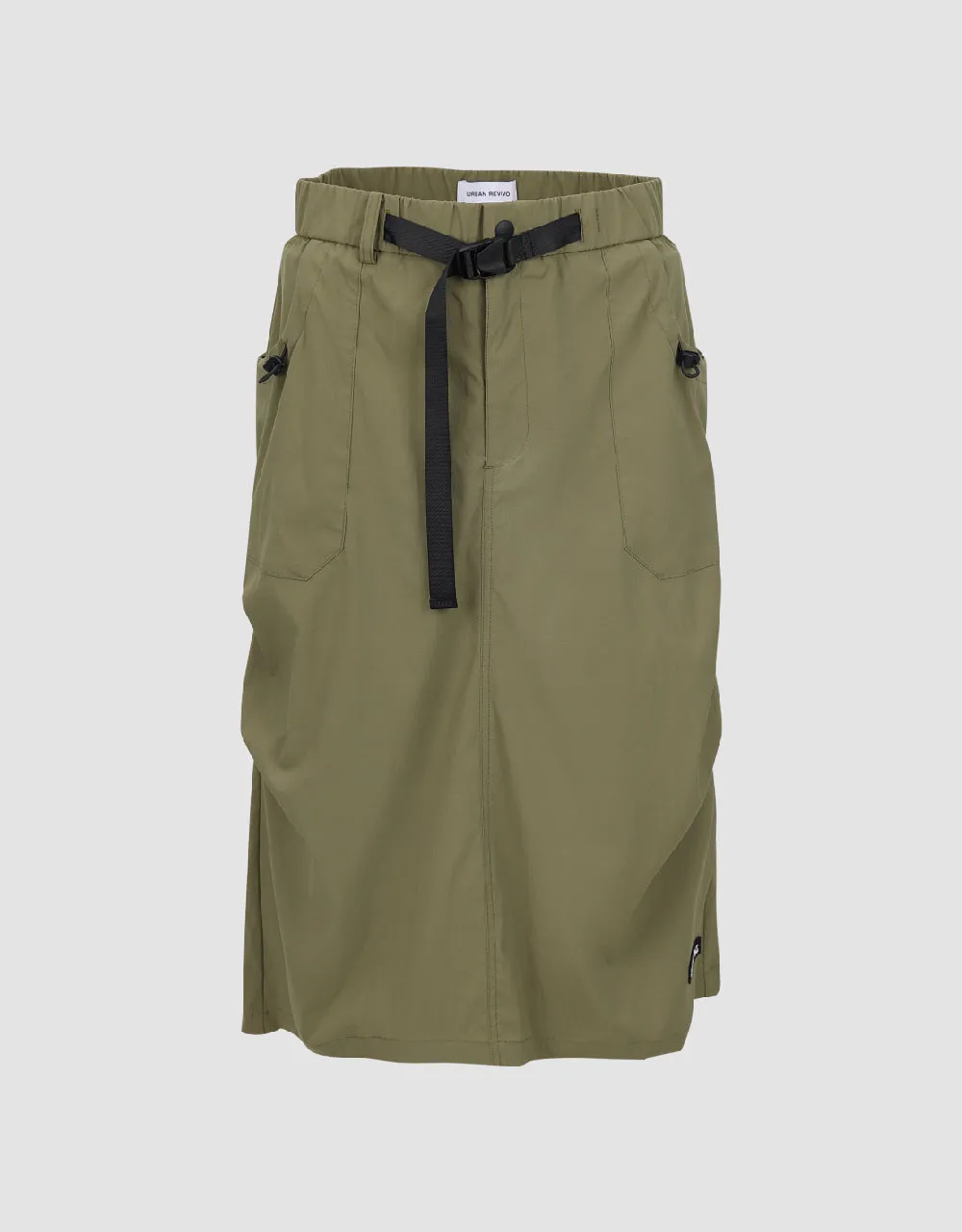 Midi Straight Skirt With Belt sold by Urban Revivo