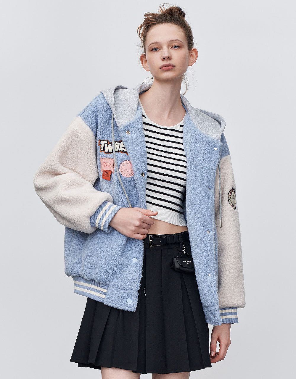 Hooded Teddy Jacket sold by Urban Revivo