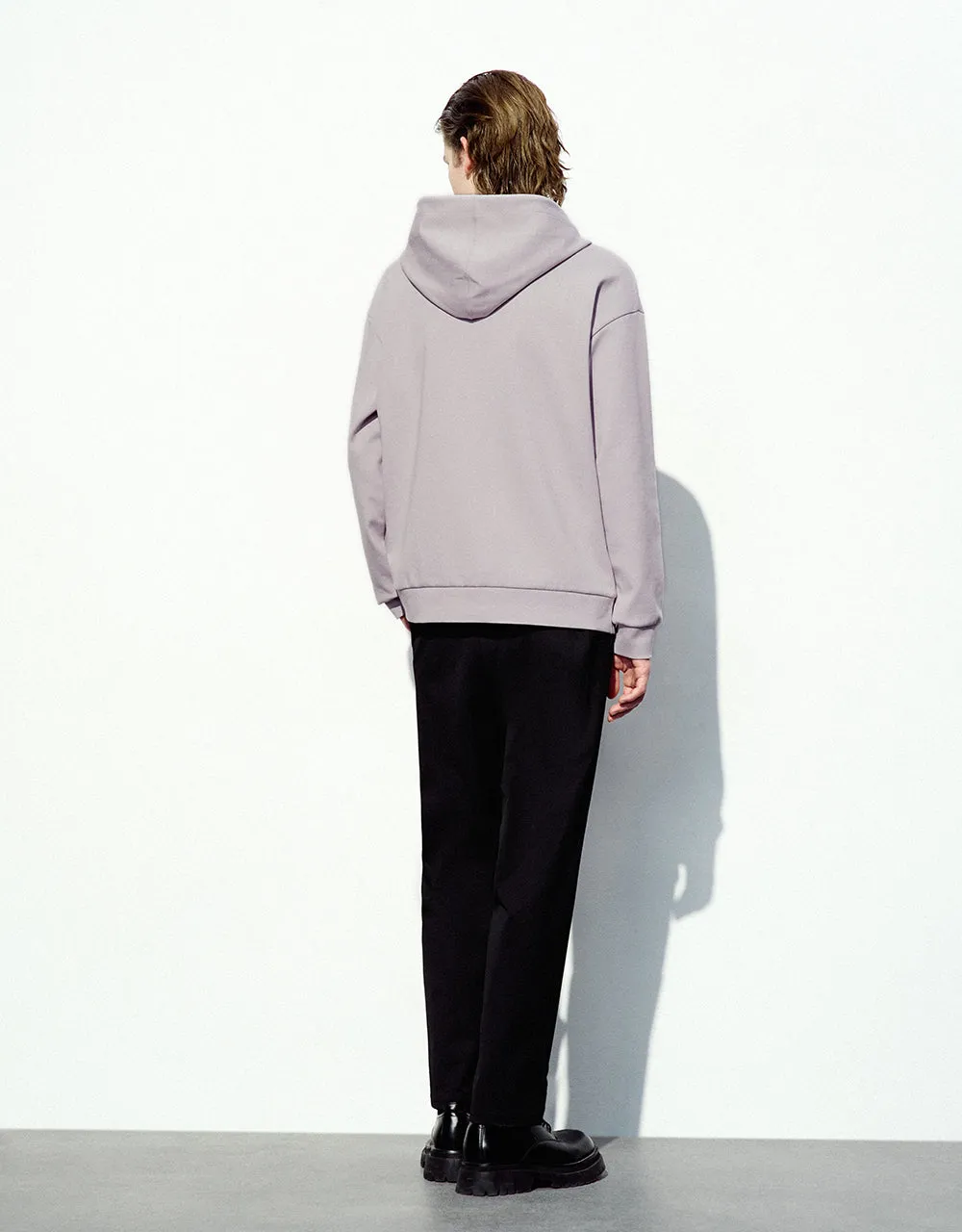 Hooded Straight Sweatshirt sold by Urban Revivo product image thumbnail 5