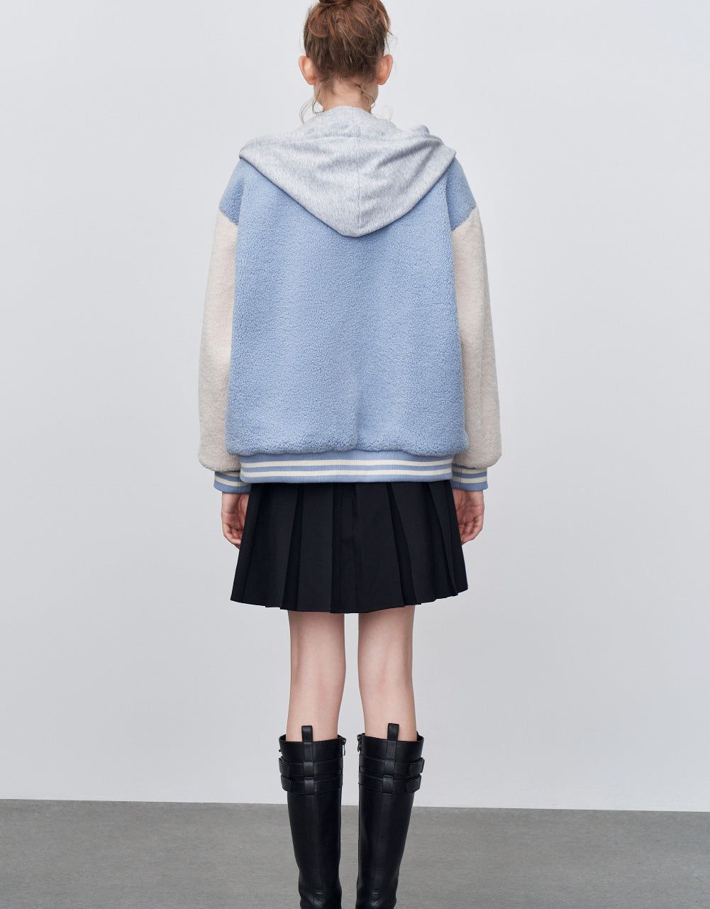 Hooded Teddy Jacket sold by Urban Revivo product image thumbnail 4