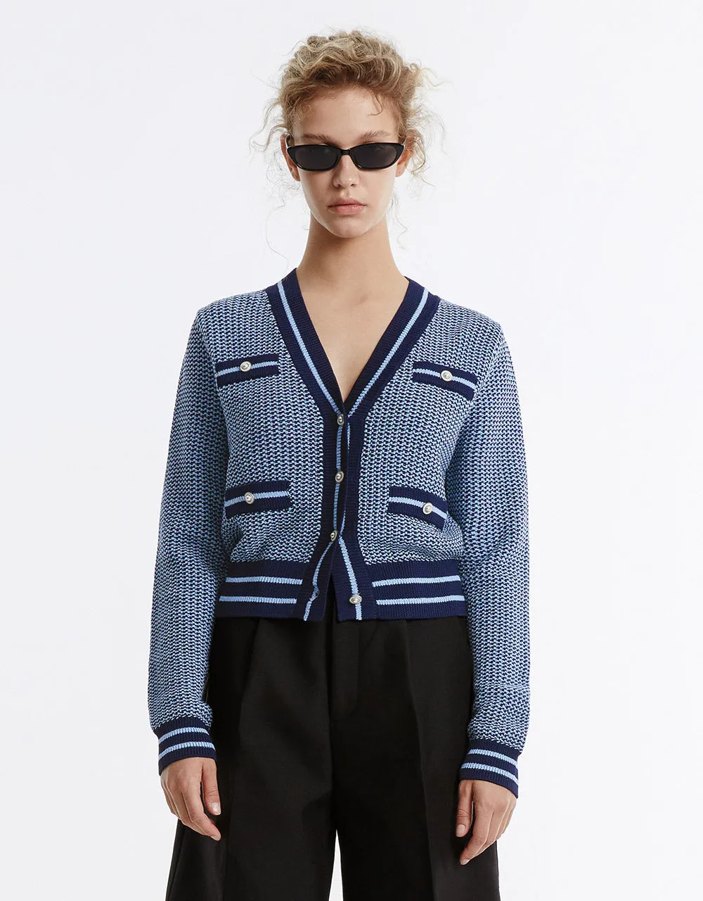 Contrast Trim Cardigan sold by Urban Revivo product image thumbnail 3