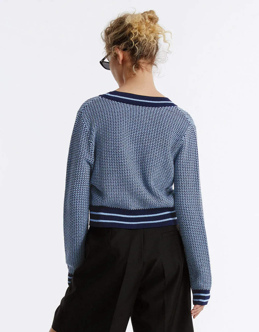 Contrast Trim Cardigan sold by Urban Revivo product image thumbnail 4