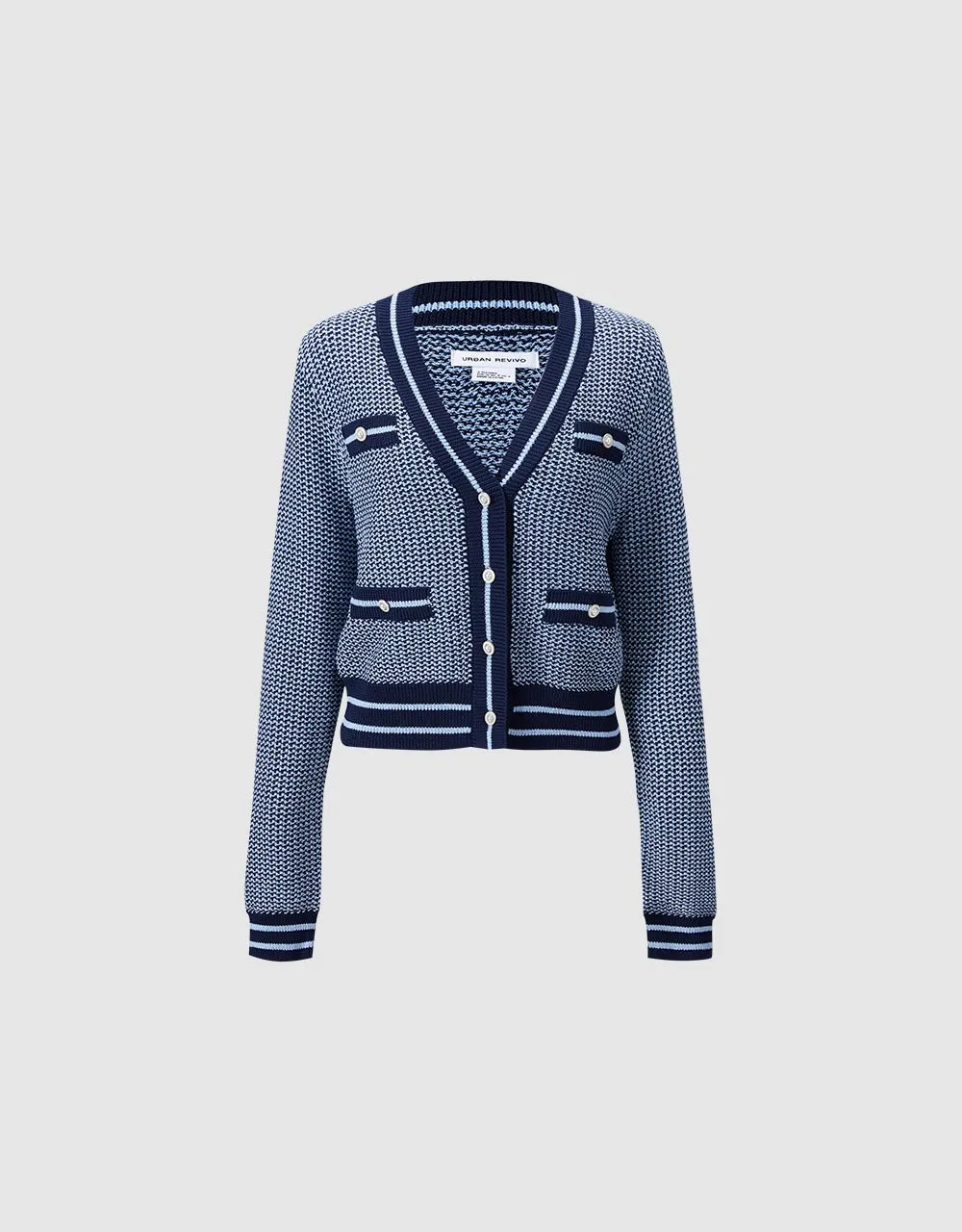 Contrast Trim Cardigan sold by Urban Revivo product image thumbnail 2