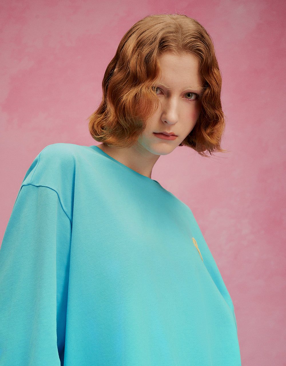 Cloud Embroidered Crew Neck Loose T-Shirt sold by Urban Revivo product image thumbnail 5