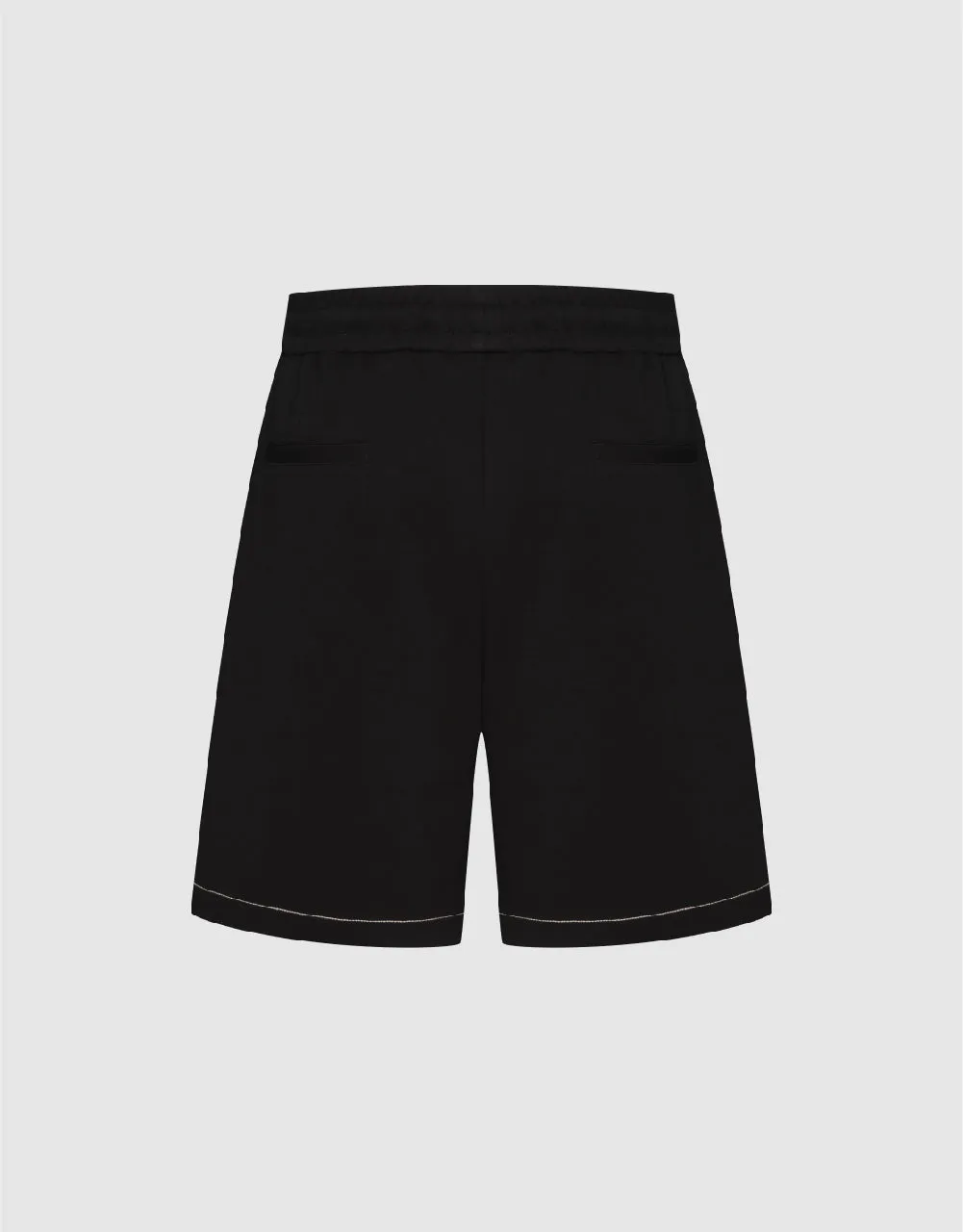 Drawstring Waist Loose Straight Shorts sold by Urban Revivo product image thumbnail 2