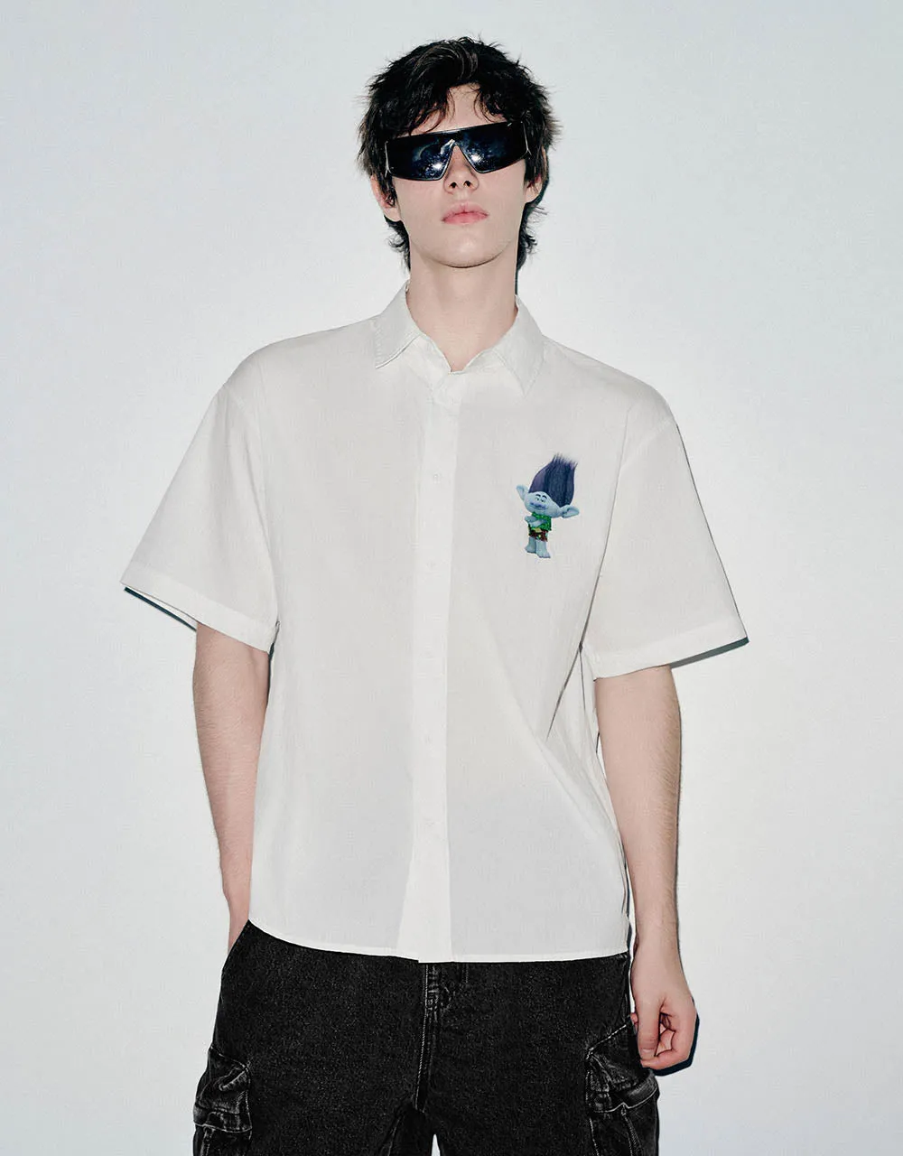 Button Up Loose Shirt sold by Urban Revivo