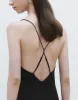 Ruffle V-Neck Straight Cami Dress sold by Urban Revivo
