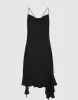Ruffle V-Neck Straight Cami Dress sold by Urban Revivo