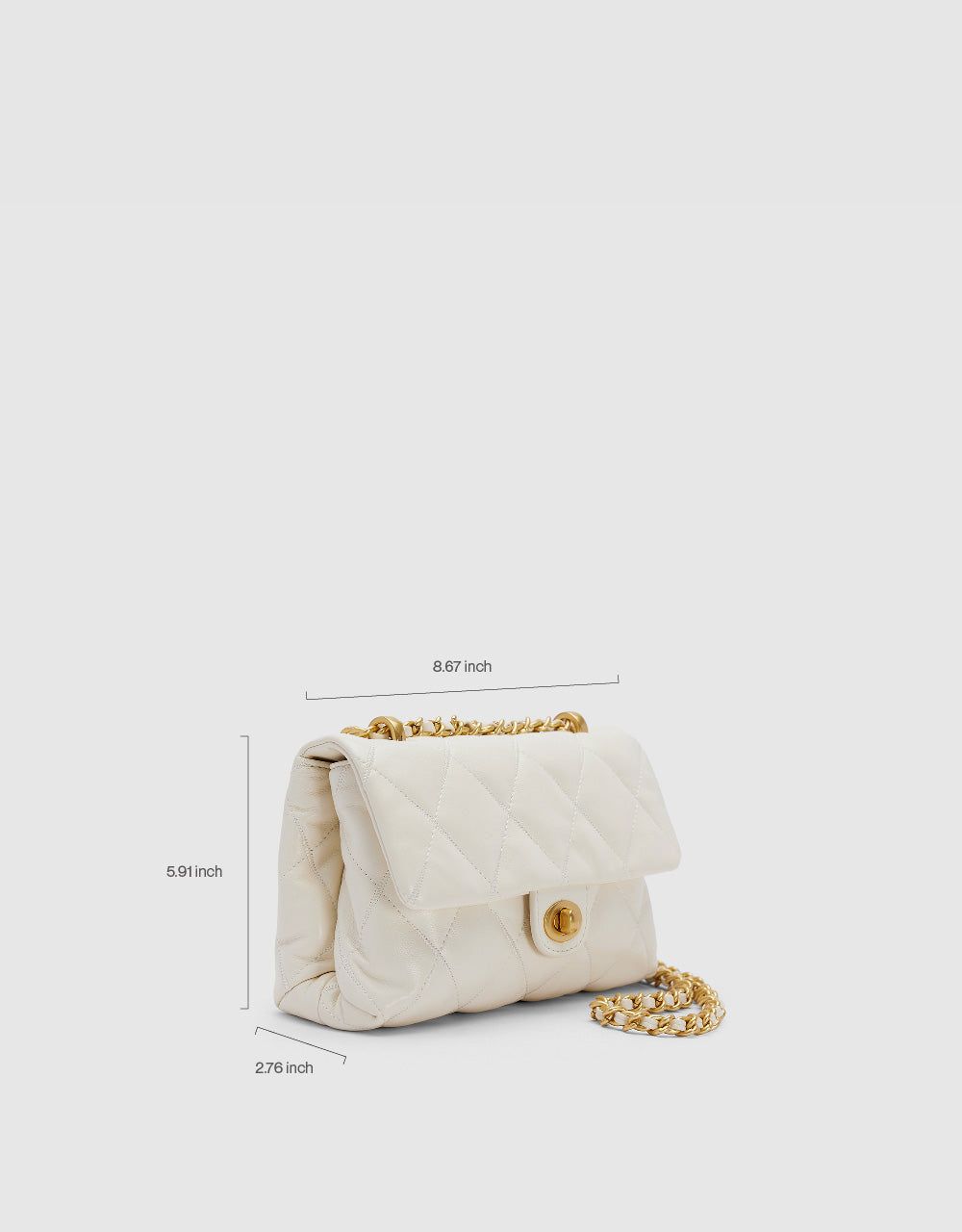 Vegan Leather Shoulder Bag sold by Urban Revivo product image thumbnail 3