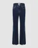 Split Hem Flare Jeans sold by Urban Revivo