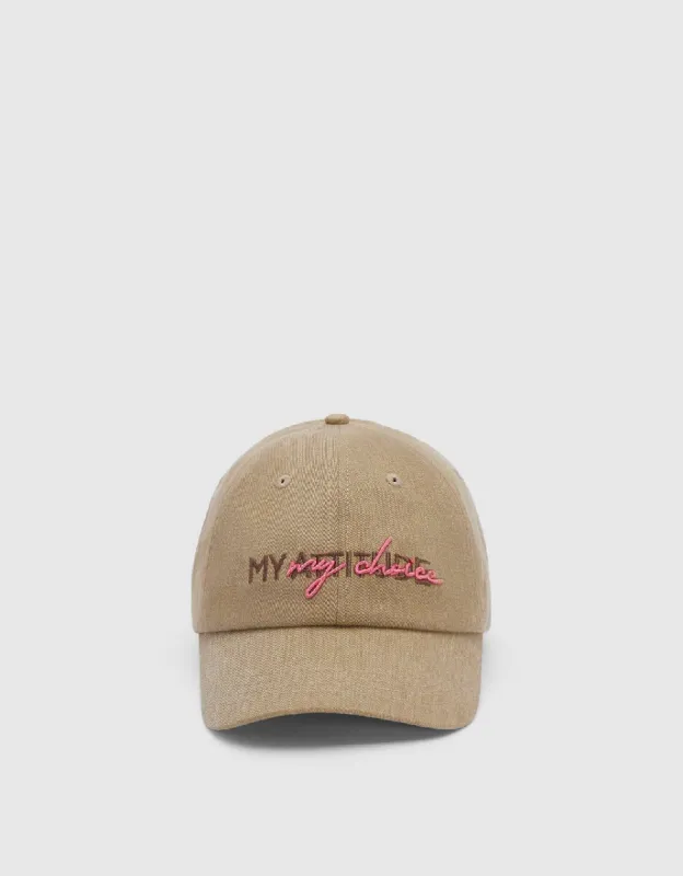 Letter Embroidered Baseball Cap sold by Urban Revivo