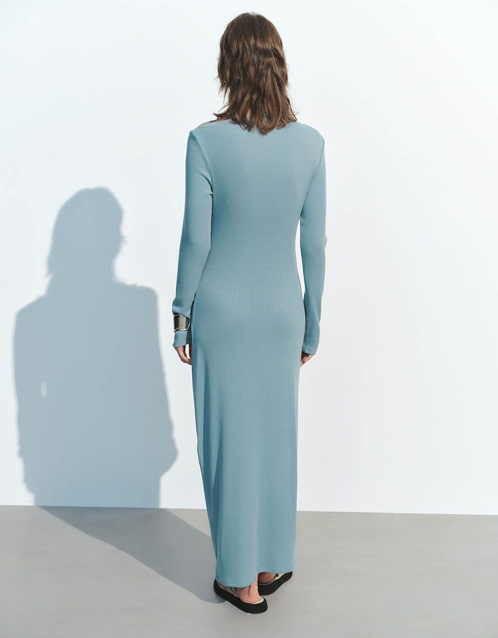 Ruched Crew Neck A-Line Dress sold by Urban Revivo product image thumbnail 4