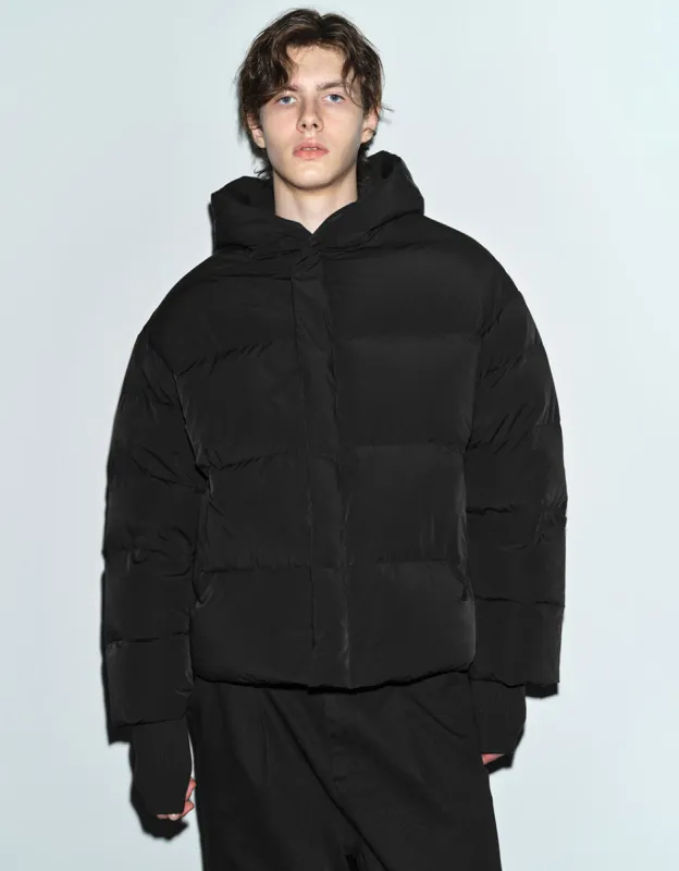 Hooded Loose Puffer Jacket sold by Urban Revivo
