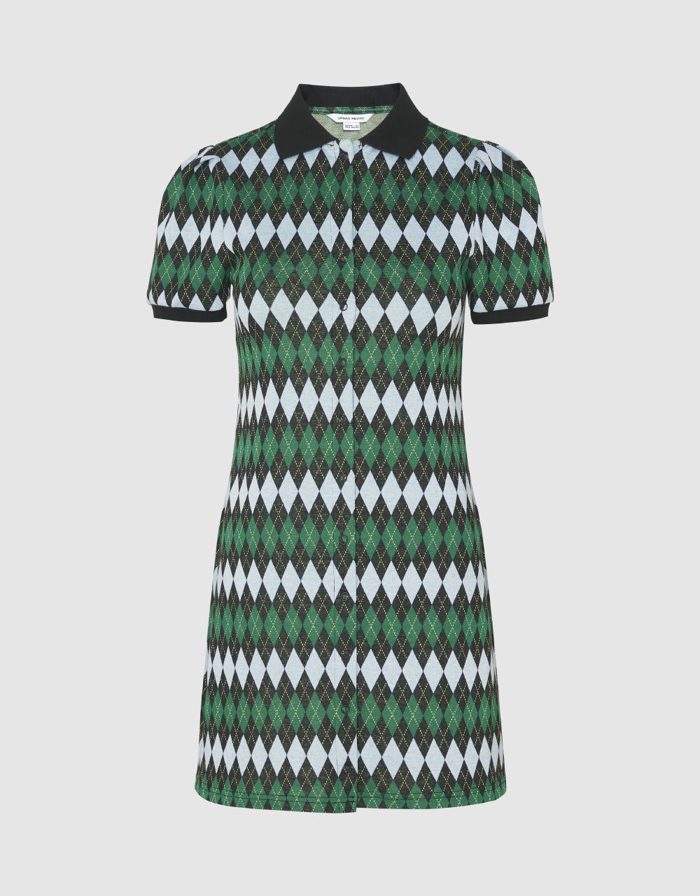 Printed Knitted Polo Dress sold by Urban Revivo product image thumbnail 5