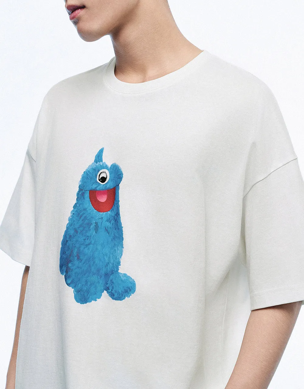 Printed Crew Neck T-Shirt sold by Urban Revivo product image thumbnail 4