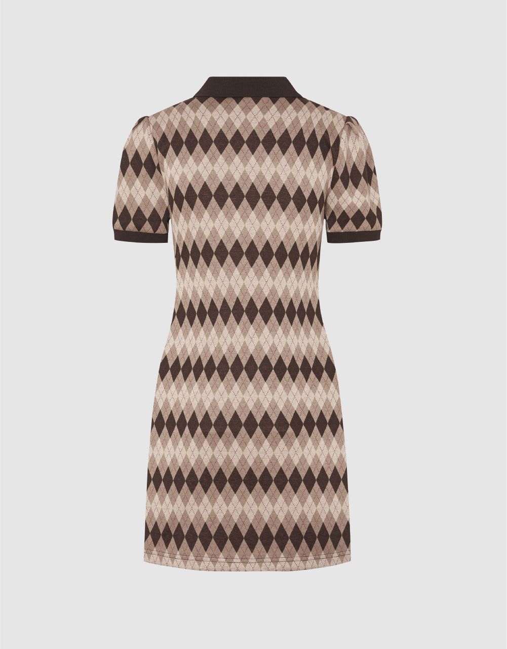 Printed Knitted Polo Dress sold by Urban Revivo product image thumbnail 4