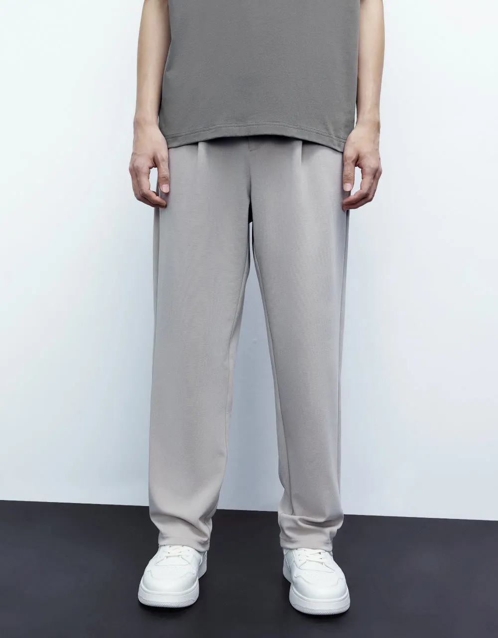 Knitted Straight Pants sold by Urban Revivo product image thumbnail 2