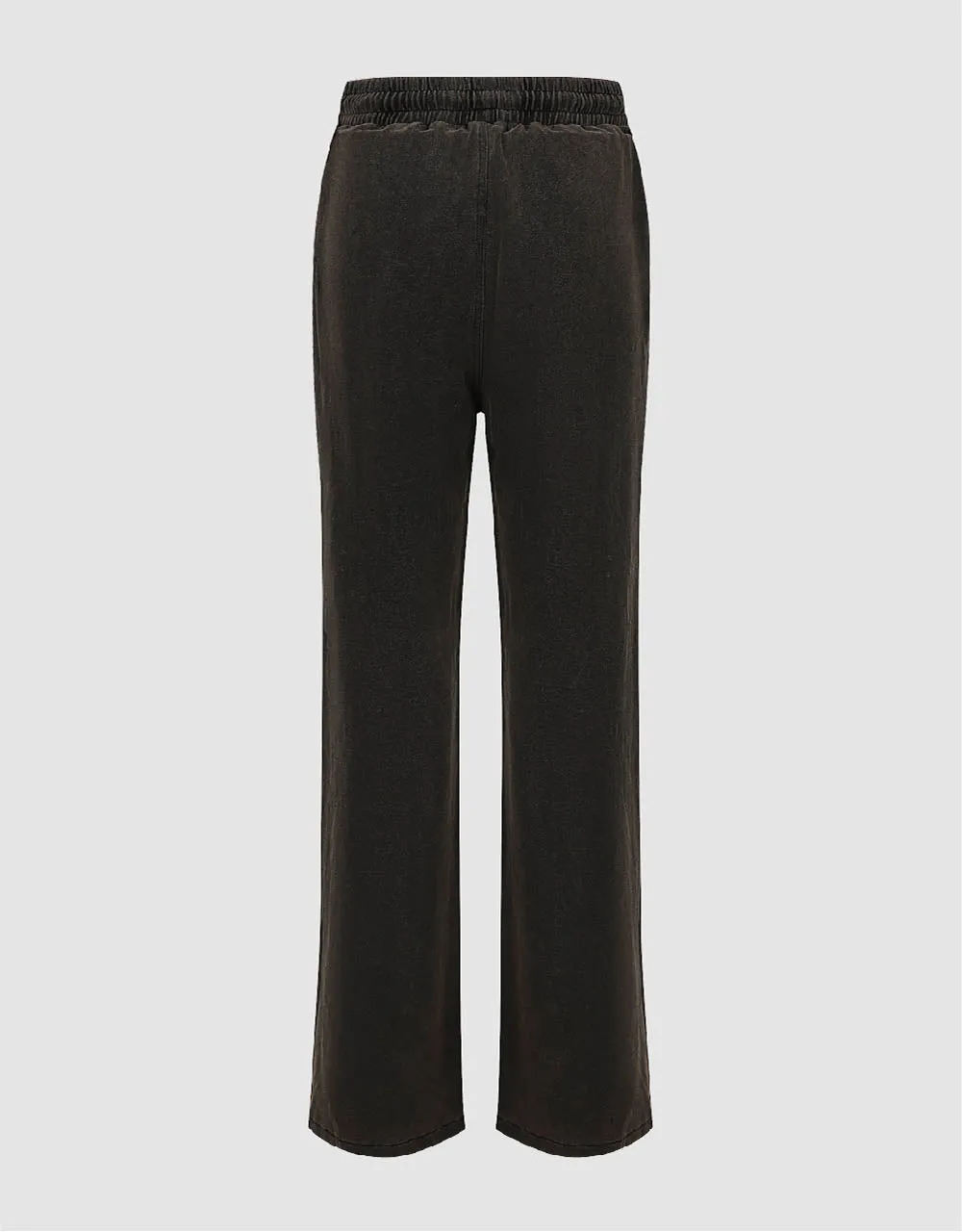 Drawstring Waist Straight Jeans sold by Urban Revivo product image thumbnail 3