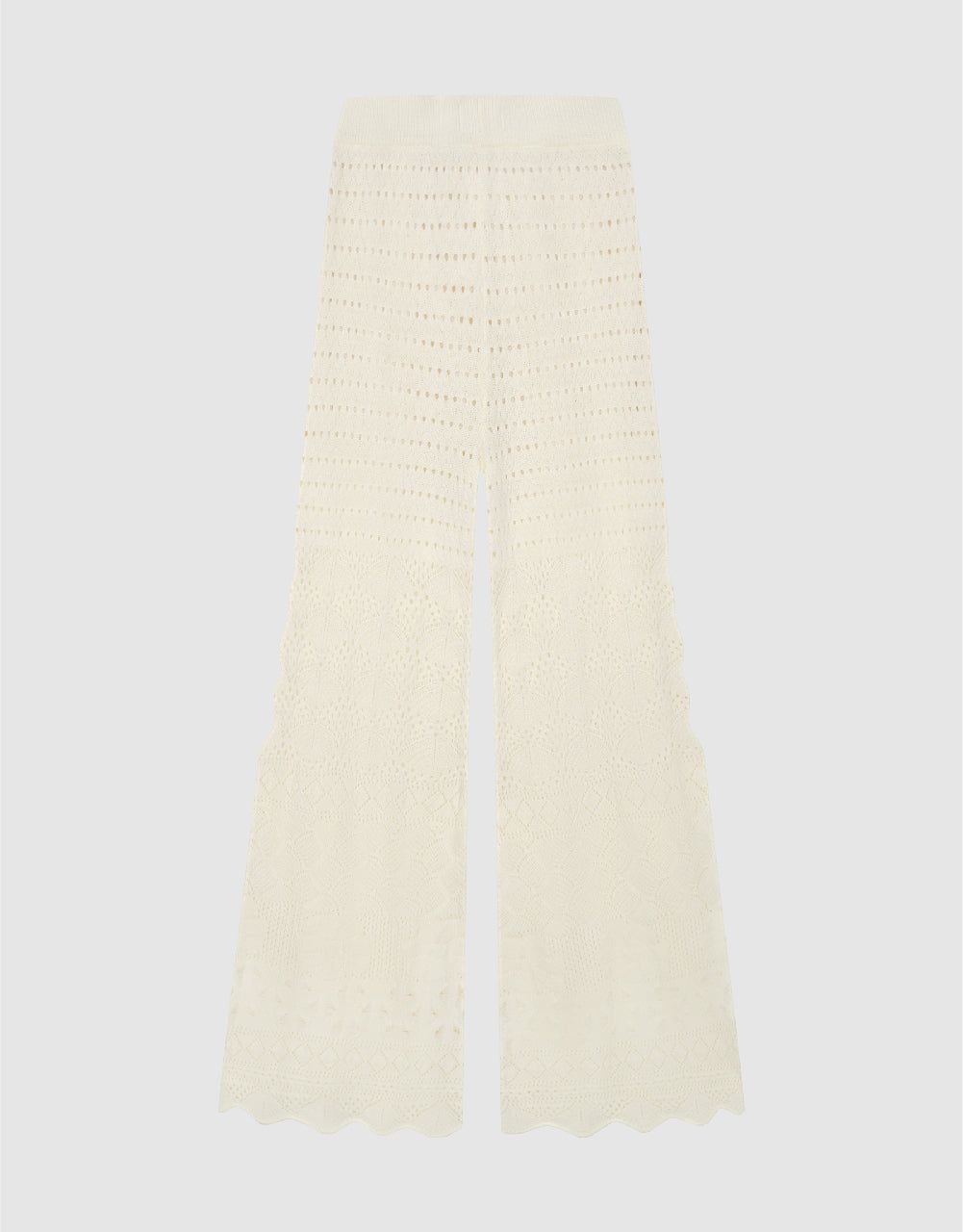 Crochet Flare Knitted Pants sold by Urban Revivo product image thumbnail 3